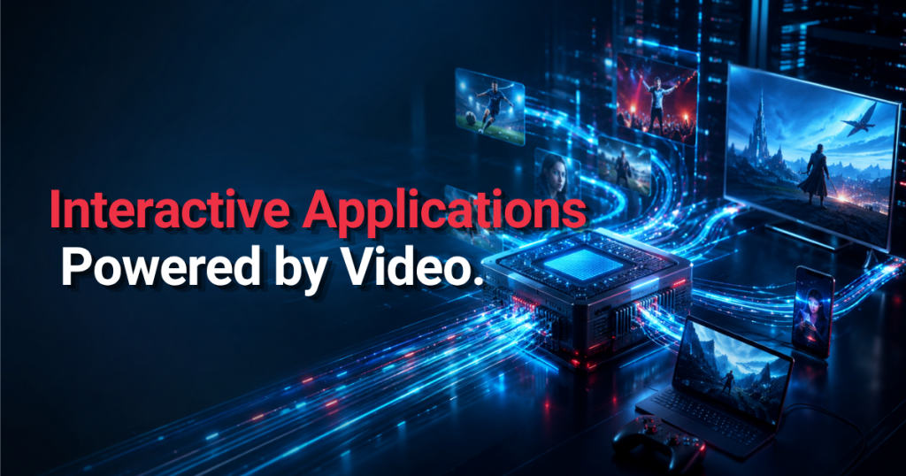 interactive-applications-powered-by-video-at-the-cloud-edge-featured - NETINT Central processor connecting interactive video screens.