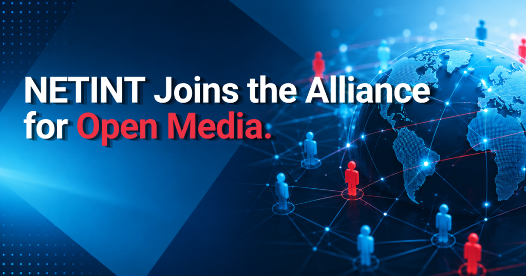 Global network representing collaboration.