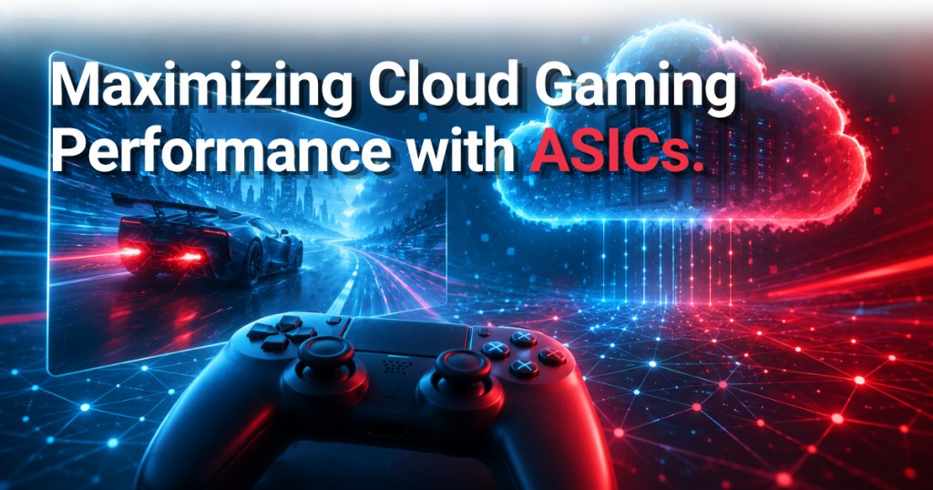 Cloud gaming setup optimized with hardware acceleration.