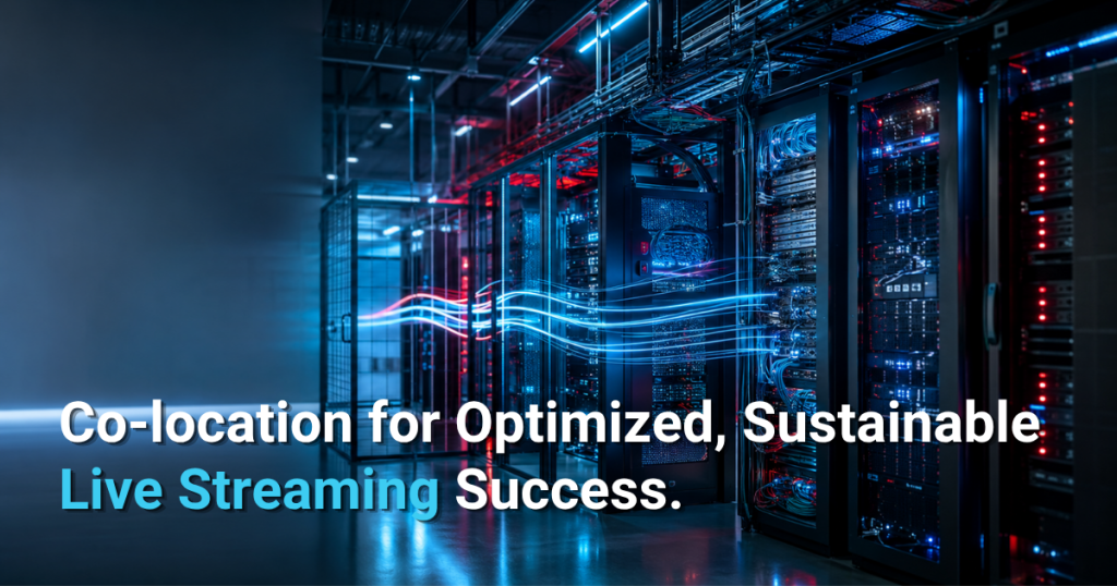 Data center servers with efficient data flow for sustainable streaming.