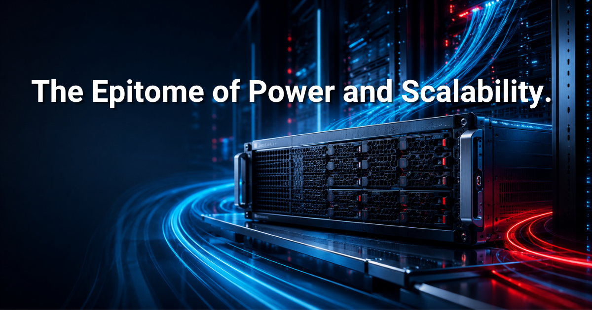High-density servers delivering scalable performance.