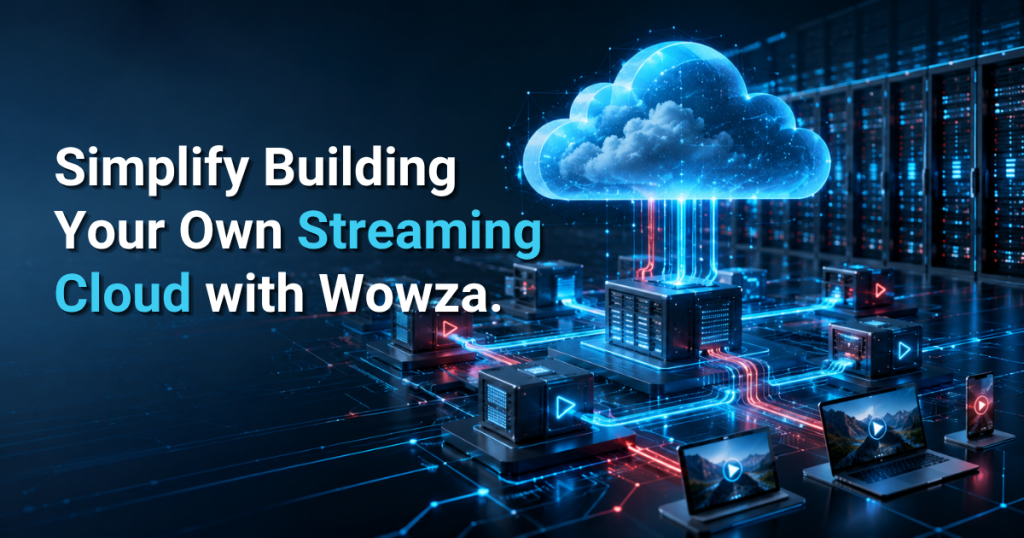Streaming cloud distributing media.