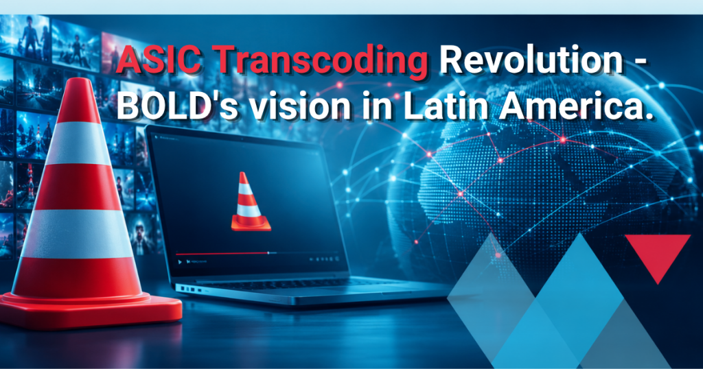 asic-transcoding-revolution-bolds-vision-in-latin-america-featured - NETINT Laptop connected to a global network map, symbolizing ASIC transcoding expansion.