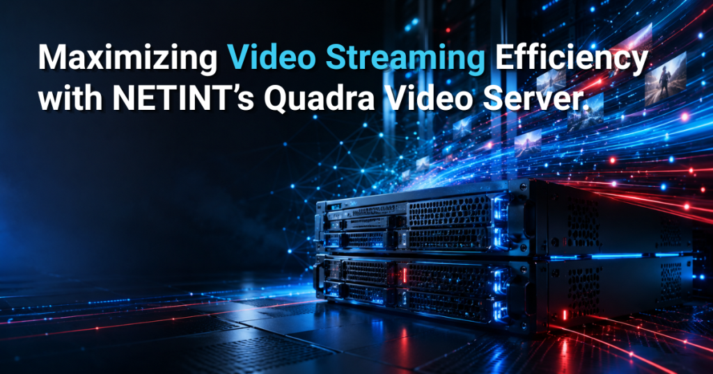 Quadra server processing multiple streams efficiently.