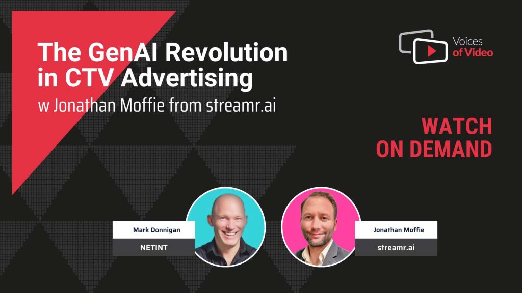 Jonathan moffie from streamrai on demand