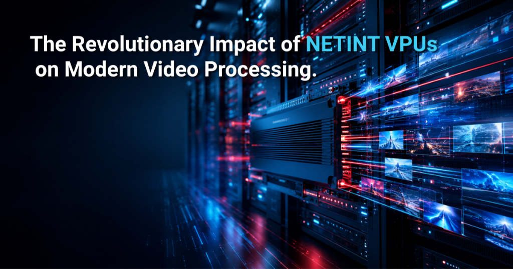 the-impact-of-netint-vpus-on-video-processing-featured - NETINT VPU processing multiple video streams.
