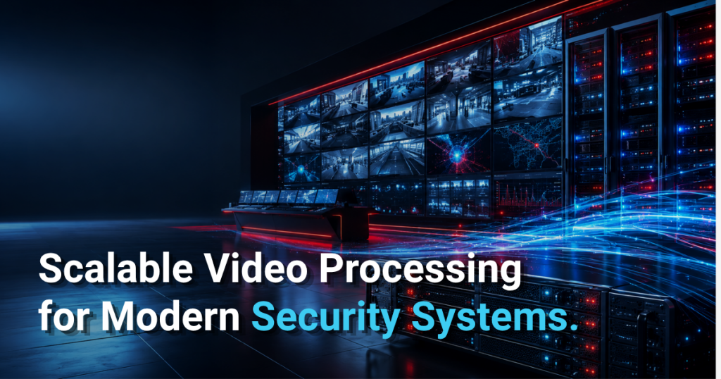 Security system with scalable video processing.