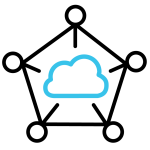 Security systems edge video processing icon