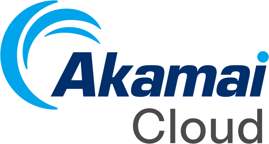 Akamai Cloud logo with a blue curved arc and dot beside the dark blue Akamai wordmark.